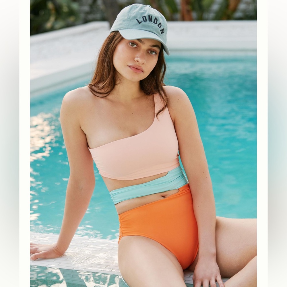 PQ Swim Exclusive Colorblock One-Piece Swimsuit